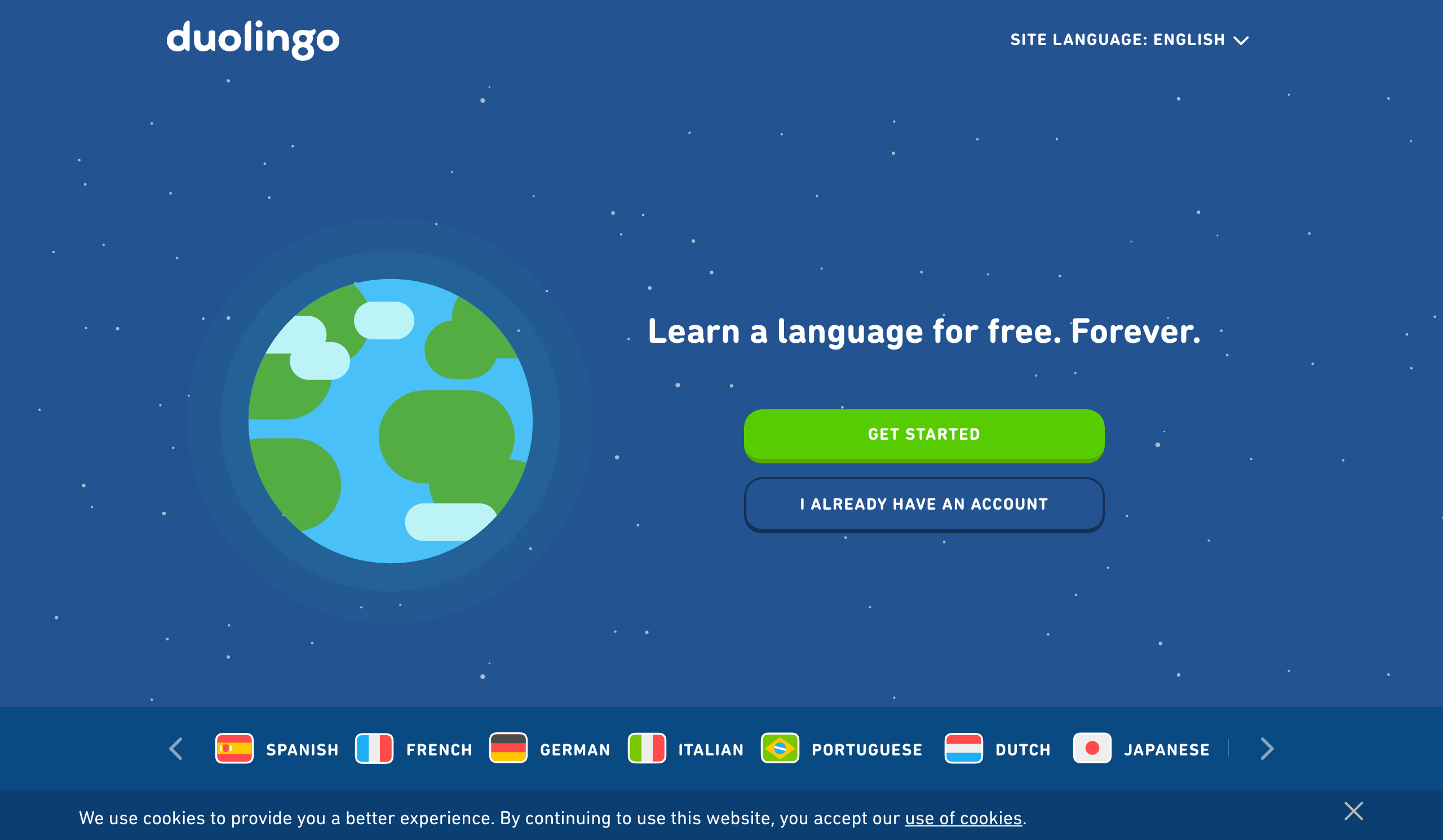 Duolingo - screen 1