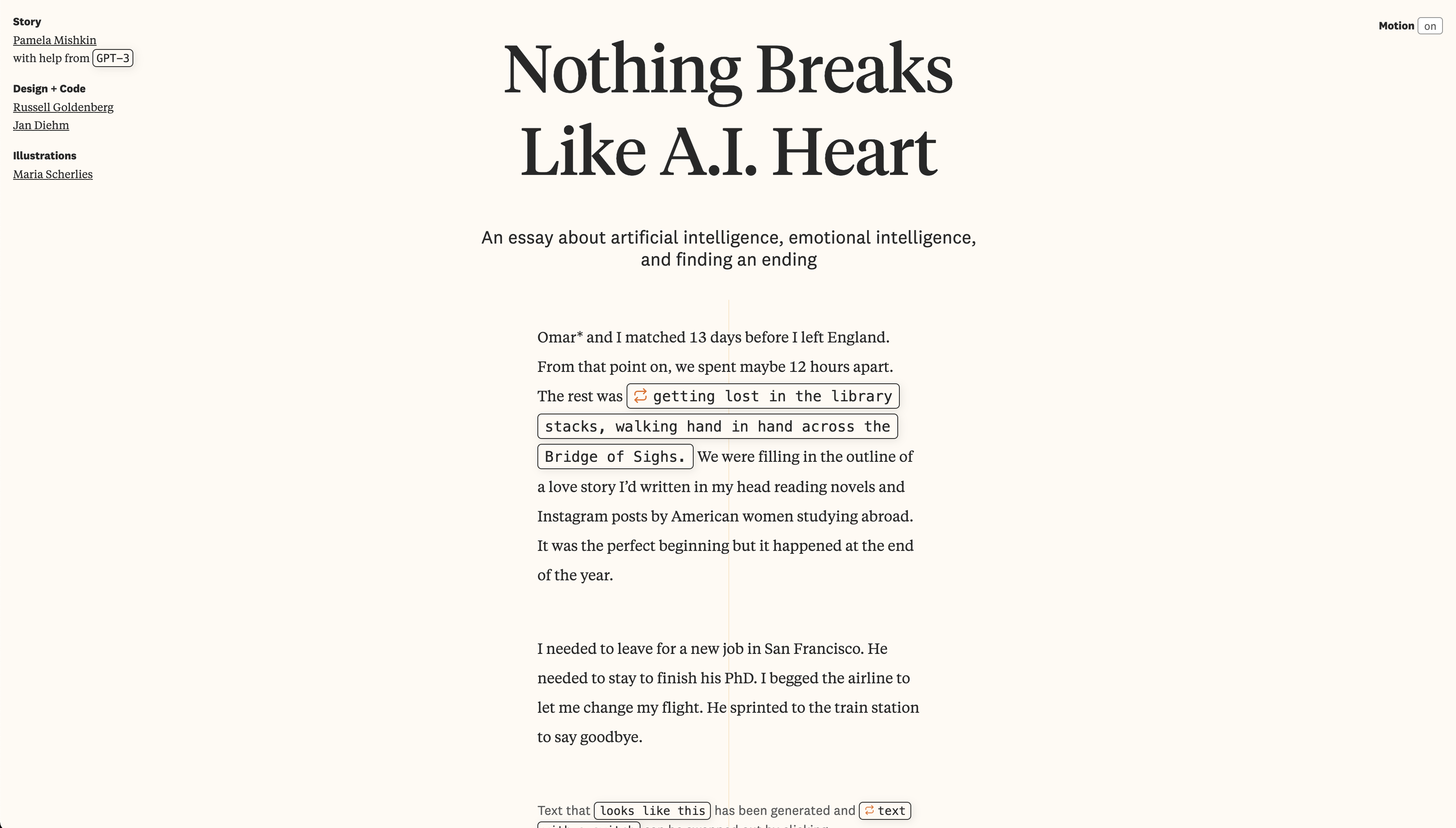 Nothing Breaks Like A.I. Heart - screen 1